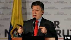 El presidente de Colombia, Juan Manuel Santos.