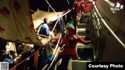 Rescate de cubanos en Isla Mujeres