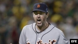 El lanzador Justin Verlander. 